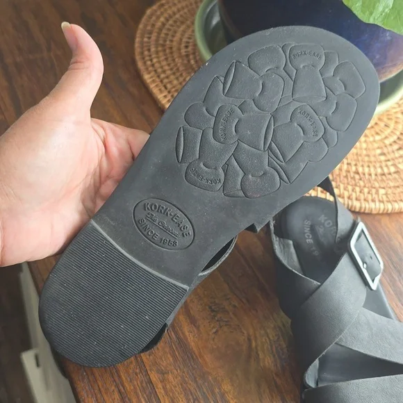Kork-Ease Black Women's Sandals - Picture 9 of 9